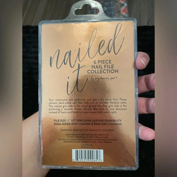 Nailed it holiday 6 piece nail file collection bundle - Picture 3 of 4